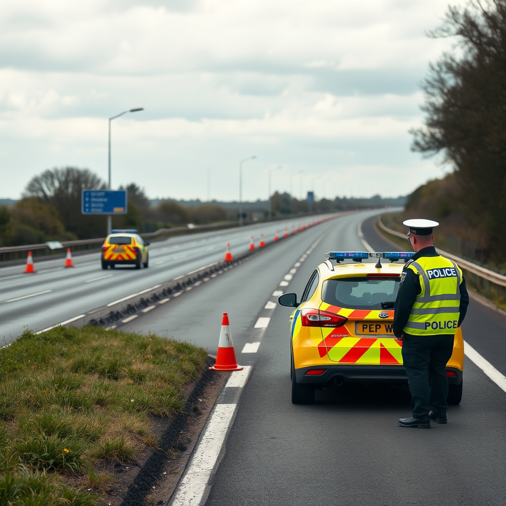 Speeding motorist pulled over at 112mph on major road